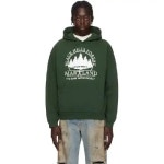 Online Ceramics 그린 더 블레어 위치 힐 포레스트 맵 후드티 Hills Forest