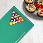 J-Zb-126 당구 식탁보 풀 테이블 커버 스포츠 테마 파티 생일 장식 실내 야외 매치 53 x 108