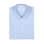 Roberta di Camerino 로베르따디까메리노 TR혼방 솔리드 슬림핏 반소매 셔츠 P0036 RR2-353-2