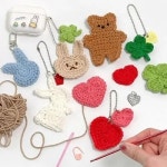 코바늘 뜨개 키링 만들기 랜덤발송