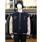 M할리데이세이브존03남성레더배색패딩항공점퍼 MO1JU009