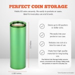 비어 시티 당구 - 코인 홀더 쿼터 디스펜서 알루미늄 그린 Aluminum