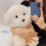 인형 몽모 동물 강아지 멈무 비숑