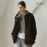 로보 로보 가 원 25FW 이태리 스웨이드 배색카라 워크자켓 699000