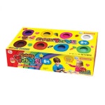 55G 8색세트-천사 점토 컬러 도너랜드 클레이 슬라임 점토 클레이 만들기 하얀 도너랜드 칼라점토