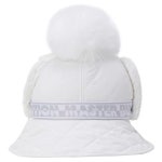 마스터바니에디션 스터드 퀼팅 리본 포인트 바이저 421e4cp201