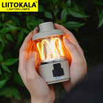 LiitoKala 캠핑 분위기 조명 1500mAh 손전등 LF-808 18650 10-180LM