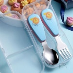 FIM 어린이집 수저세트 사자 캐릭터수저세트 유아용수저포크세트