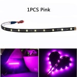 4 2 1 PCS 자동차 장식 주변 LED 스트립 조명 분위기 전구 12V 15 SMD 방수 DRL 04 03 4pcs 4개