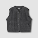 JAJU 플리스 버튼 베스트 j105401019