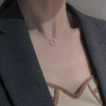 샤인 라운드 실버925 팬던트 목걸이