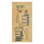 책가도 그림 학문 조선 민화 동양화 한국화 캔버스 액자 20 책거리2 긴세로형