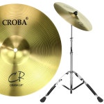크로바 크로바 크로바 입문용 1번 심벌 세트 스탠드 장구 난타 드럼 고고장구용 카키 CCS-01