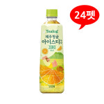 에이치케이이노엔 이노엔 티로그 제주청귤 아이스티 녹차 제로칼로리 500ml