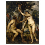 아담과 이브 - 피터 파울 루벤스 성화그림 수입원목액자