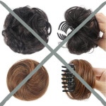 여신 머리 로우번 똥머리 포니테일 가시번 볼륨 인조 가발