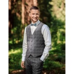 알리제일 남성 2pcs 페이즐리 자카드 셀프 타이 보타이 포켓 스퀘어 세트