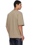 카미엘 포트젠스 Taupe Big T shirt 252109M213003