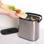 싱크대용 스텐 음식물 쓰레기통 5L