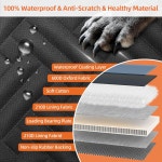 LEHNI 반려견용 뒷좌석 익스텐더 메쉬 창이 하드 바텀 카시트 커버 방수 백시트 반려동물 바텀-도그 자동차 SUV용 반려견 해먹용 L... 