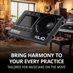 KLIQ 메트로피치 3-in-1 모든 악기용 메트로놈 튜너 디지털 바이올린 우쿨렐레 베이스 크로매틱 톤 발생기 조그 다이얼 MetroPitch