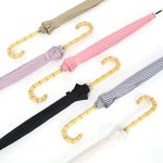 16개의 리브가 메이춘 수동 개폐 우산 - 내구성 튼튼함 210T 섬유 방수 스포츠용 방풍