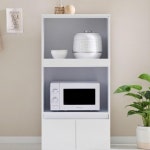 렌지대수납장 밥솥수납장 오븐장 에어프라이어선반 딥그린 J1162 600