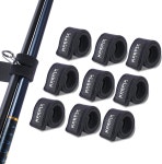 KPEPIX 9PCS 낚싯대 벨트 - 슬리브 폴 스트랩 랩 주물봉 방적봉 플라이봉에 적합한 물고기 액세서리 5 9