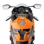 프립 모터사이클 센터 탱크 패드 프로텍터 올드 스쿨 볼케이노 Clear