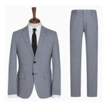 파렌하이트 라이트그레이 심플 정장 J2306
