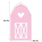 농장 동물 장식 소 양 돼지 컷 아웃 폼 보드 생일 파티 소품 barn 1개