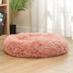 제이제이펫 반려동물 침대 도넛 방석 강아지 고양이 쿠션 배개 피치핑크