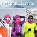 남녀용 올륨트 발라클라바 스키 마스크 - 다양한 스타일의 겨울용 야외 스포츠 추운 날씨용 One Size