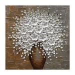 유화 액자 꽃 페인팅 행운나무 검은 01 그림 100x100 합금 유화 벽걸이 테두리 인테리어 백화 알루미늄 60 60 꽃 서양화 01 검은 테두리 60 60