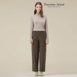 써스데이아일랜드 써스데이아일랜드 여성 바지 데일리 캐주얼 스타일 Thursday Island 배기핏 스판 팬츠 BE2 70 M T238MPT235WDH2412949