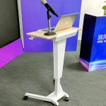 이동식 강연대 연설대 발표 패널화이트 사회자 프레임 교수대 교탁