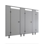 공중 화장실 파티션 알루미늄 무광택 방습판 나일론 휴게소 액세서리 가림막 라이트그레이