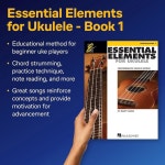 우쿨렐레 메소드 북 1 초보 레슨 코드 스트러밍 타블라토리 음악 읽기 배우기 30곡 할 레너드 송북