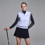 피턴진 다운블로우 여성 스포츠 골프웨어 반집업 DB 2510-1W