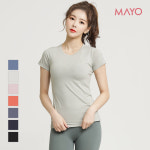 마요 마요 MAYO 모달 쿨링 반팔 티셔츠 MQEASWXA013