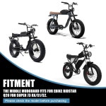 슈퍼 73용 미들 머드가드 73 RX S1 S2용 전기자전거 리드스타 Q20용 PSLER 모터사이클 머드가드