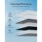 적인 200W 휴대용 태양광 패널 조절 가능한 킥스탠드가 접이식 패널 충전기 12BB 발전소 야외 RV 캠핑 오프 그리드 하이킹을 위한 23... 