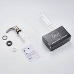 대형 병 브러시드 니켈 이 포함된 GAGALIFE 주방 싱크대 비누 디스펜서 탑 억 개의 디스펜서 리필 내장 Brushed Nickel G0800