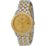 머치모 론진 Longines L4 774 3 32 7 Flagship Champagne Dial Stainless Steel Mens Watch LUXURY 다 L47743327