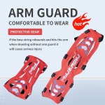 모우지안 11 2 길이 6 7 쇼트 암가드 프로 대회 양궁 활쏘기 4스트랩 2스트랩 버클 사격 연습 가드 나일론 카본 팔뚝 보호대 롱