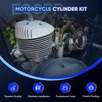 혼다 랜처 350 용 WFLNHB 피스톤 링 개스킷 키트 세트 교체 TRX350 13101-HN5-670 13010-HN5-671