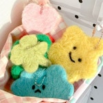 양모펠트 키링 만들기 9개 1세트 인형 부자재세트 창작활동