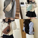 지아네세탁소 코듀슬링백 힙색 크로스백 여성가방