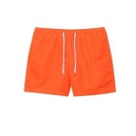 남자 여름 비치웨어 밴딩 숏 반바지 핫핑크 OZ-PTH-Q004