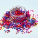 고무줄 헤어 머리끈 컬러 헤어액세서리 헤어끈 헤어끈세트 포니테일 헤어밴드 머리끈